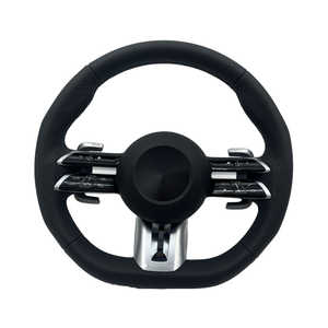 <span class=keywords><strong>Volante</strong></span> <span class=keywords><strong>2022</strong></span> para Mercedes-Benz, Personalizado, Medio Perforado, Cuero Completo, CLS GLE W213 W238 W205 E206 W222 W223 W463 W167 G63 Clase C - Product Image 5