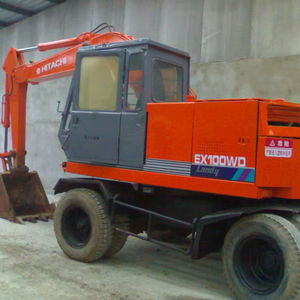 Pelle hydraulique à roues Hitachi EX100 UTILISÉE 10ton Japon Original Excavator Machine Top Factory Best Price - Product Image 1