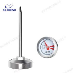 Termómetro de Cocina Mini SW, Termómetro de Acero Inoxidable Duradero con Dial para Parrilla, Ahumador, Herramientas para Barbacoa, Termómetros para Asar, Hornear y Carne - Product Image 2