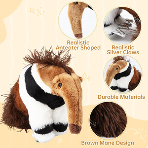 Nuevo Producto V366, Peluche de Guanteñil Personalizable, Suave, Adorable y Realista, Animal de Peluche con Relleno de Algodón PP para Aliviar el Estrés - Product Image 2