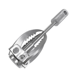 Crochet de grimpement en acier inoxydable pliable <span class=keywords><strong>à</strong></span> 3 griffes pour la survie, <span class=keywords><strong>l</strong></span>'escalade, le tirage de branches d'arbres, crochet de grimpement pour la <span class=keywords><strong>pêche</strong></span> magnétique - Product Image 4