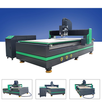 UBO CNC routeur machine cnc graveur SERVO MOTEUR couteau oscillant CCD cnc machine à bois