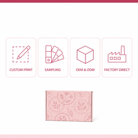 Boîte d'expédition en carton ondulé personnalisée avec logo pour bijoux, vente en gros directe d'usine OEM