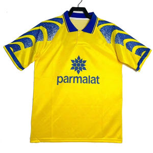 Maillot de football d'été à manches courtes rétro 1995/97 Parma domicile/extérieur clubs européens imprimé séchage rapide - Product Image 1