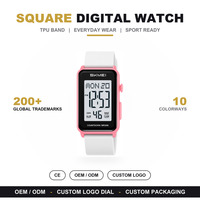 Montre digitale pour homme SKMEI 2647 de haute qualité, 3 ATM, avec compte à rebours, lumière EL, chronographe sportif, Relogio Masculino, montre-bracelet