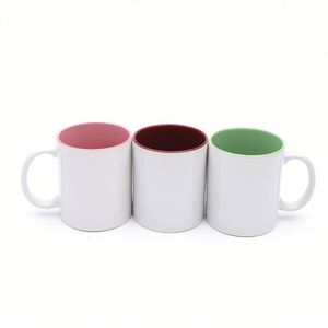 White <b>Ceramic</b> <b>Tumbler</b> Mug 11Oz Blank for Sublimation Custom Logo Heat Transfer Manufacturer Supply - Product Image 1