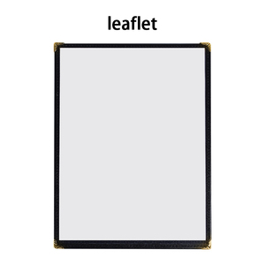 Menú transparente de PVC A4, libro de menú a <span class=keywords><strong>la</strong></span> Carta, funda de lista de bebidas, menú personalizado DIY, venta al por mayor - Product Image 5