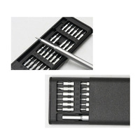 Jeu de tournevis de précision magnétique 25 en 1 avec un mini jeu de tournevis de poche de 24 pièces, petit kit de réparation pour téléphone portable, PC, etc.