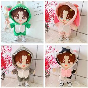 CustomPlushMaker Vente en gros : Combinaisons, pantalons, chaussures et pyjamas dinosaures unisexes en coton de 20 cm, rembourrés de coton PP, vêtements mignons - Product Image 4