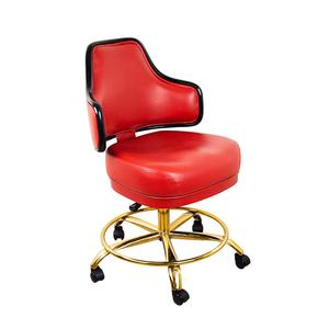 YH-Silla de Metal de lujo con rotación de 360 grados para jugadores, máquinas de ranura de Casino, color rojo de la suerte, novedad - Product Image 2