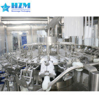 Máquina Automática para Llenado de Bebidas Carbonatadas, Máquina Embotelladora de Refrescos y Agua Carbonatada 3 en 1