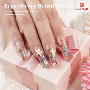 Polvo Acrílico Brillante para Uñas, Colorido, con Destellos, Efecto Mariposa, Súper Brillante - Product Image 4