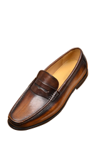 Chaussures en cuir décontractées respirantes d'été pour hommes avec semelle souple et surface douce, chaussures paresseuses sans lacets, chaussures de ville à enfiler