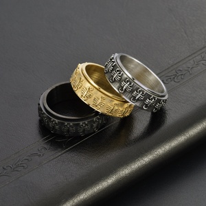 Anillo de Escorpión Vintage de Acero Inoxidable Plateado y Dorado, Estilo Hip Hop Punk, Joyería Natural, Regalo para Bodas, Ayuda a Aliviar la Ansiedad - Product Image 3