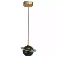 Luminaire suspendu LED créatif en marbre pour salon salle à manger décoration intérieure de la maison lustre de plafond LED Planet