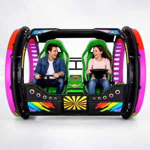 Atracciones de Parque de Diversiones, Coche Giratorio Happy 360 Grados para Exteriores, Coche Giratorio para Dos Jugadores, Coches Giratorios 360 - Product Image 1
