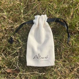 Promotional Custom Logo Organic Cotton <b>Dust</b> Drawstring <b>Bag</b> Large Gift Muslin Pouch Cosmetics Packaging Stickers - Product Image 1