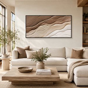 <span class=keywords><strong>Dipinto</strong></span> su <span class=keywords><strong>Tela</strong></span> Moderno Astratto con Onde Marine, Arte Murale 3D di Alta Qualità, Paesaggi Marini Naturali per Hotel - Product Image 4