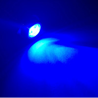 Anheart-Lumière sous-marine pour bateau, bleu blanc, bouchon de vidange, 12VDC