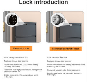 Armoire à chaussures ultra-fine avec serrure en acier, sécurité <span class=keywords><strong>antivol</strong></span>, salon, hôtel, salle <span class=keywords><strong>de</strong></span> sport, entrée moderne, armoire murale - Product Image 5