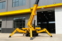 Mini-grue araignée articulée Lift Knuckle Boom offre une portée articulée pour le franchissement d'obstacles en hauteur et les travaux en tranchées profondes