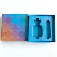 Confezione Regalo di Lusso per Profumi con Inserto per 2 Flaconi, Scatola in Carta Patinata Stampata Personalizzata, Set di Fragranze OEM all'Ingrosso