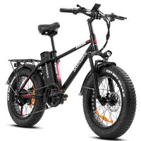 Saembike bicicleta elétrica rode 2022, pneu de alta velocidade de 120km max 48v 13ah, 750w 20 polegadas