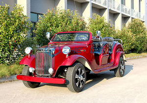 2023 điện tham quan xe buýt Golf Retro đỏ 4 + 2 chỗ ngồi xe Golf điện - Product Image 4