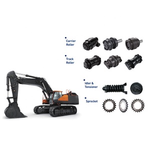 D5 D5B D5C D5D D5E D5G D5H D5K D5K D5M D5N Hitachi <span class=keywords><strong>Kobelco</strong></span> Doosan части бульдозера ходовой части с одним фланцем направляющего катка 35MnB - Product Image 2