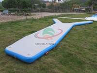 Station d'accueil gonflable flottante de Jet Ski/pontons gonflables en Y pour le stationnement de bateau et de Yacht