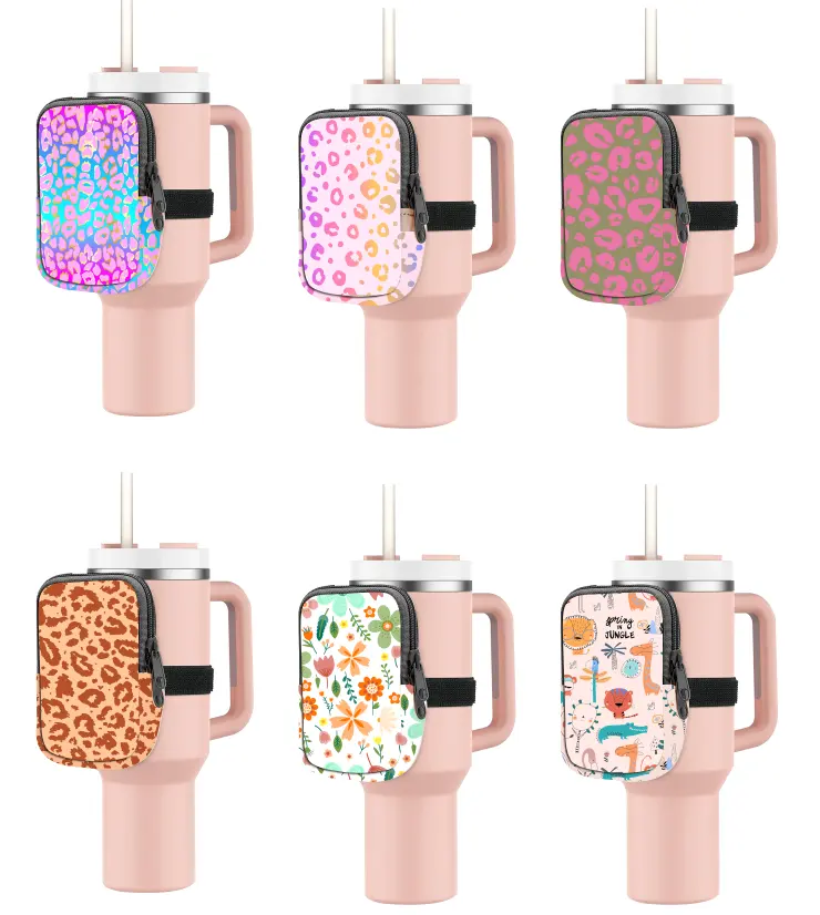 20 OZ 30 OZ 40 OZ Tumbler Pouch Holder Néoprène Tumbler Cup Bag Avec Zipper