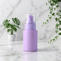 Flacon en verre pour lotion ou essence, légèrement translucide/opaque, couleurs macaron, plusieurs couleurs disponibles en stock, vide