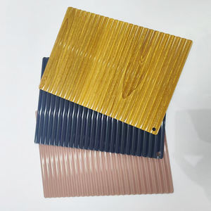 Paneles acrílicos resaltados de grano de madera RAFLE, hojas acrílicas sólidas brillantes, tableros PMMA de grano ondulado, grosor de 2,9 MM - Product Image 2