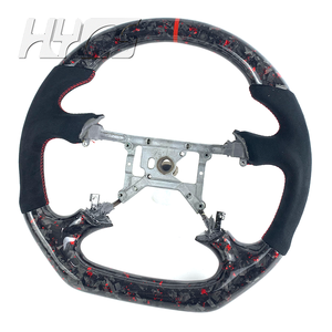 Volant de direction de voiture personnalisé Volant sport en fibre de carbone pour Mustang <span class=keywords><strong>F</strong></span>-150 <span class=keywords><strong>Lightning</strong></span> Explorer 1994-2005 - Product Image 2