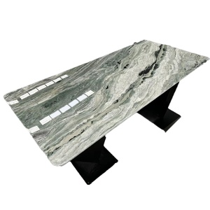 Tavolino da Caffè in Pietra Naturale di Stile Moderno di Lusso, Tavolo <span class=keywords><strong>Rettangolare</strong></span> in Travertino di Alta Qualità, <span class=keywords><strong>Arredamento</strong></span> per <span class=keywords><strong>Soggiorno</strong></span> - Product Image 1