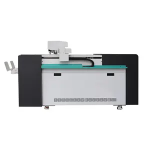 Advertising board rubber blanket gasket cutting marking machine cnc router with cnc oscillating knife