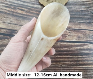 Tengah Ukuran 12-16Cm Tanduk Kerbau Scraping Plate Paket Papan Goresan Kulit Papan Scraping Terapi - Product Image 5