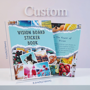 Kit Personalizzato <span class=keywords><strong>per</strong></span> Vision Board <span class=keywords><strong>per</strong></span> <span class=keywords><strong>Adulti</strong></span>, 16 Fogli, Set di Adesivi con Parole, Pannello dei Sogni <span class=keywords><strong>per</strong></span> Definire Obiettivi, Pagine Staccabili - Product Image 1