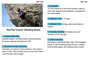 Chaussures d'escalade en caoutchouc imperméables à coupe <span class=keywords><strong>basse</strong></span>, durables, de <span class=keywords><strong>haute</strong></span> qualité, <span class=keywords><strong>pour</strong></span> l'extérieur, personnalisables par le fournisseur - Product Image 2