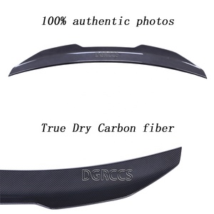 สปอยเลอร์หลังคาร์บอนไฟเบอร์แบบแห้งทรง PSM สำหรับรถซีดาน B9 B9.5 ปี 2017-2025 - Product Image 2