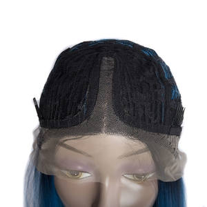 Perruque Lace Front Wig synthétique courte — noble, perruques <span class=keywords><strong>Bob</strong></span> complètes pour femmes - Product Image 2