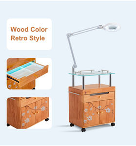 Hete Verkoop Multifunctionele Medische Trolley Gemakkelijk Te Verplaatsen Met Led Koud Licht + Desinfectiekast - Product Image 4