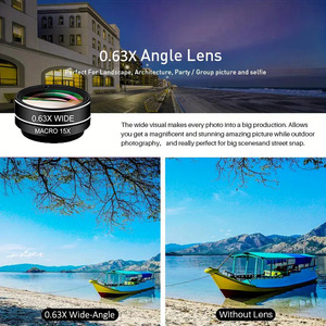7 In 1 Smartphone Lens Kit Universal Fish Eye Macro Wide Angle Optical Glass Mobile Phone Camera Accessory - Product Image 3