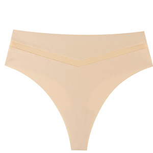 Culottes en nylon taille moyenne pour adolescentes, couleur unie, taille invisible, tailles européennes S-XL, toutes saisons, usage quotidien, fabriquées en Chine - Product Image 5