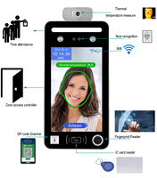 Sistema de Control de Acceso Biométrico WiFi con Visión Nocturna, SDK/API Gratuito, Pantalla Táctil, Almacenamiento en la Nube, RFID, Reconocimiento Facial, Personalizable