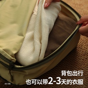 Clothing Organizer <b>Compression</b> Storage <b>Bag</b> Lightweight Rectangle Portable Travel Clothes Organizer for Leisure Travel Home Use - Product Image 4