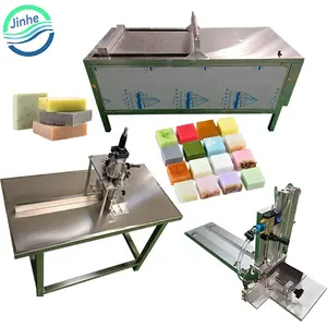 Pneumatic handmade soap slicer cutter semi automatic laundry soap base slicing cutting machine