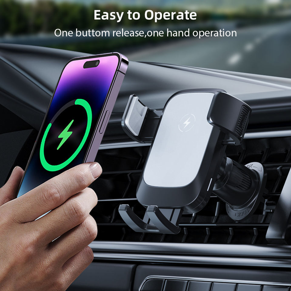 Wireless Charging Car Phone Holder Mount