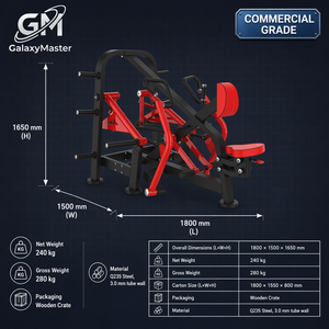 Machine à ramer assise à charge libre pour bras, équipement de musculation professionnel pour salle de sport, robuste, en acier Q235 de 3,0 mm, GM-P006-S - Product Image 4