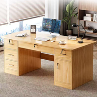 Computer modulare commerciale casa ufficio moderni Executive Manager ufficio scrivania apprendimento tavolo da lavoro in legno con cassetti